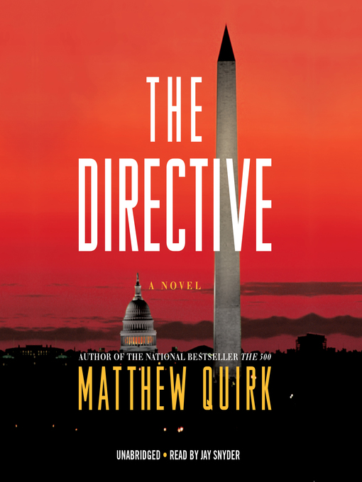 Title details for The Directive by Matthew Quirk - Wait list